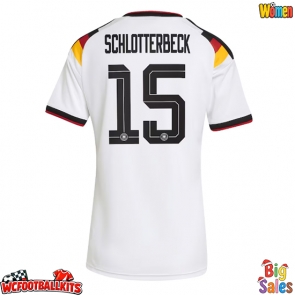 Germany Nico Schlotterbeck #15 Replica Home Stadium Shirt for Women World Cup 2026 Short Sleeve